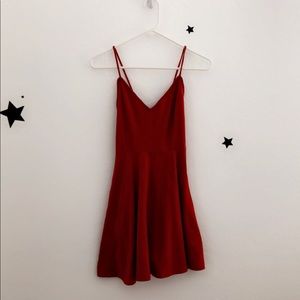 Forever 21 Cage Back Skater Dress
